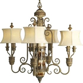 Progress Lighting Bella Rustica Ceiling Chandelier P4399-111 Desert Sand by Progress Lighting