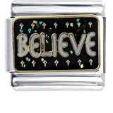 Believe Religious Italian Charms Bracelet Link
