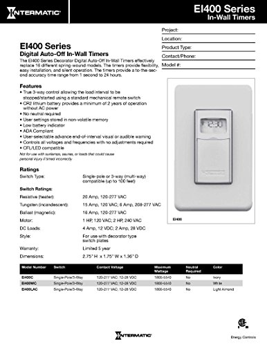Intermatic light timer manual