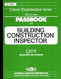 Building Construction Inspector Passbook For Career Opportunities