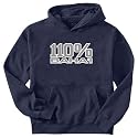 Sweatshirt Navy Blue " 110% Baha'i " Religion