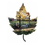 Sunsout Maple Lane Drive Peris Clayton Weirs 1000 Piece Jigsaw Puzzle
