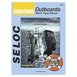 Seloc Marine Engine Maintenance and Repair Manuals Johnson Evindure All Inline Engines 1990 TO 2001