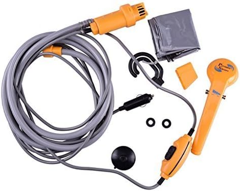 Generic 12V Portable Pressure Washer Automobile Shower Set-Yellow