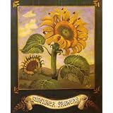 2 Garden Art Prints-Home/Kitchen Wall Decor Sunflowers
