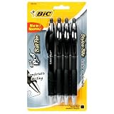 BIC Pro+ Ball Pen - Black, Six - 4 Count Packs (24 Pens)