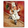 Chefs With Wine I by Shari Warren 8x10 Art Print Poster Art Poster Print by Shari Warren, 8x10