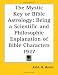 Book The Mystic Key or Bible Astrology: Being a Scientific and Philosophic Explanation of Bible Characters 1927