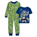 Toddler Boys' Toy Stry 3pc Short/Long-sleeve PJ St Blue/Green