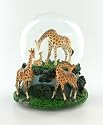 Giraffe Animal Musical Snow Globe