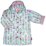 Toby Tiger(TM) (New 2008 Collection 100% Organic) Stunning Blue Flower Print Toddler Raincoats (5-6yrs) PLUS Free Thomas Book (RRP £4.99) exclusively packaged by THE BABY