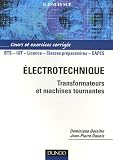 Electrotechnique : Transformateurs et machines tournantes