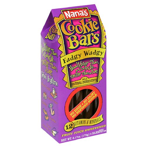 Nana's Fudgy Wudgy Cookie Bars, 5-Count Packs  (Pack of 8)