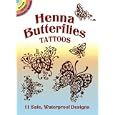 Henna Butterflies Tattoos (Dover Little Activity Books)
