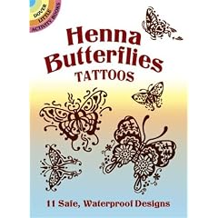 Henna Butterflies Tattoos [With Tattoos] (Dover Little Activity Books)