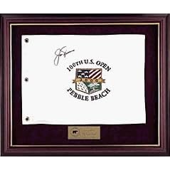 Jack Nicklaus Hand Signed 2000 US Open Framed Flag