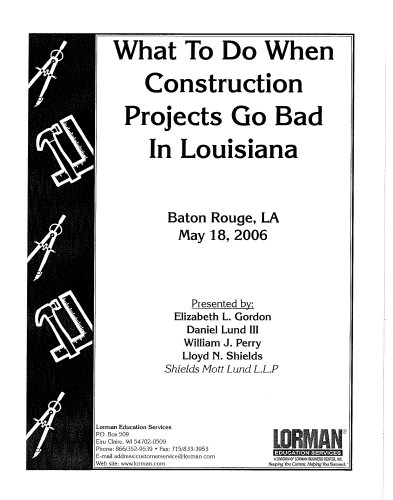 Image of: What to do when construction projects go bad