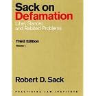Sack on Defamation: Libel, Slander and Related Problems (2-Volume Set) by Robert D. Sack and Robert D. Sack