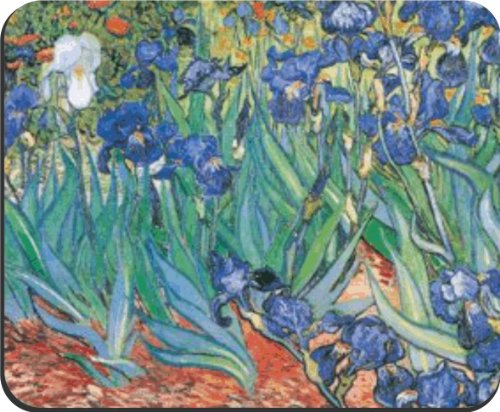 drawing mouse for the computer-Vincent Van Gogh Irises Mouse Pad Mousepad - Ideal gift for all Occassions! Images