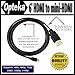Opteka Gold Plated high speed HDMI to mini-HDMI 6' Cable For Cisco Flip MinoHD, SlideHD and UltraHD Digital Camcorders