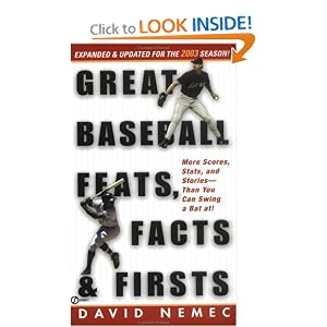 Great Baseball Feats Facts Firsts Great Baseball Feats Facts Firsts