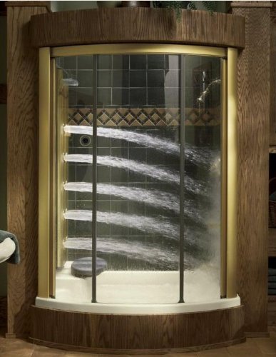 Kohler K-5161-L-SS Kohler BodySpa Shower Enclosure Satin Silver