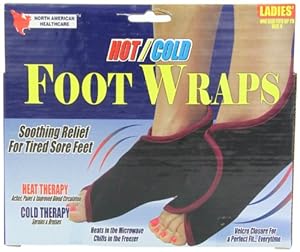 beautyko Hot/Cold Foot Wraps, Unisex