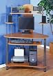Eagle Computer Tower in Pewter/Teak Finish By Studio RTA Furniture