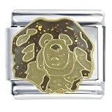 Fluffy Puppy Animal Italian Charms Bracelet Link