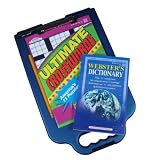 Crossword Caddy beanbag lap desk stores puzzles and provides a comfortable work table for your lap