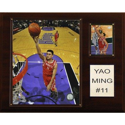 NBA Houston Rockets Yao Ming Photo Player Plaque