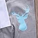 Baby Boys Deer Long Sleeve Little Brother Bodysuit and Pants Outfit with Hat
