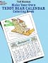 Make Your Own Teddy Bear Calendar Coloring Book