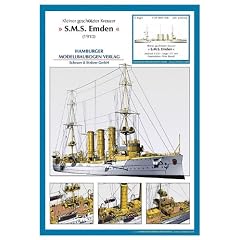 Kartonmodell Kleiner gesch&uuml;tzter Kreuzer S.M.S. Emden