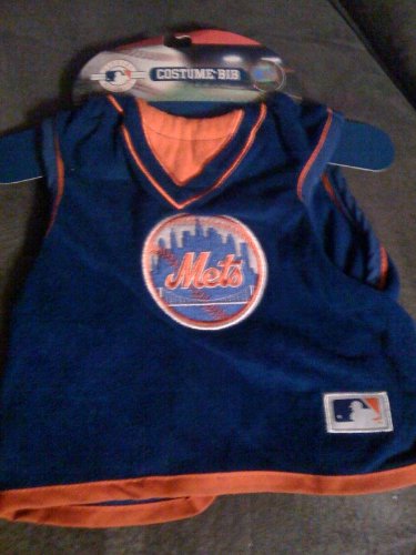 MLB Licensed New York Mets Embroidered Costume Bib