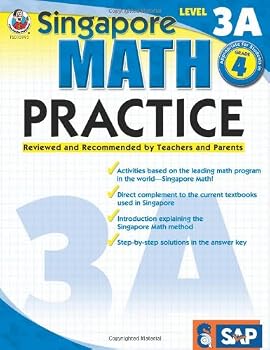 Math Practice, Grade 4: Reviewed and Recommended by Teachers and Parents (Singapore Math)