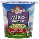 Dr. McDougall's Right Foods Vegan Miso Ramen, 1.9-Ounce Cups (Pack of 6)