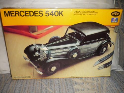 #831 Testors Italeri Mercedes 540k 1/24 Scale Plastic Model kit,Needs Assembly