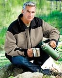 Tri-Mountain Men's Big Microfiber Jacket Mesh Lining. 6050