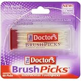 The Doctor's Brushpicks Toothpicks 60 Pick's