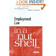 Employment Law in a Nutshell, 3d (West Nutshell) by Robert N. Covington