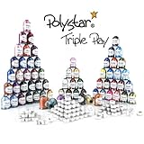 Polystar Triple Play Embroidery Thread Package w/ 42 Country Color 1,100 Yard Embroidery Threads, 23 Nick Color 1,100 Yard Embroidery Threads and FREE 144 Prewound Bobbins Style M