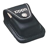 Zippo 専用革ポーチ ブラック・クリップ止め LPCBK