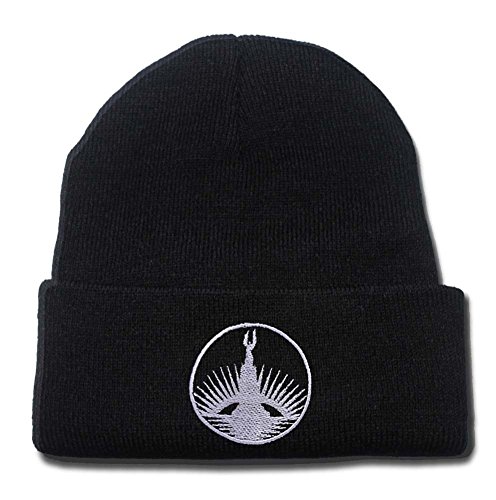 ZZZB Bioshock Rapture Lighthouse Symbols Logo Beanie Fashion Unisex Embroidery Beanies Skullies Knitted Hats Skull Caps