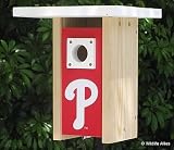 Philadelphia Phillies Wooden Bird House
