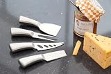 Occasion Luxury Steel Handle 4 piece Cheese Knife Set