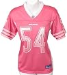 Girl`s Chicago Bears #54 Brian Urlacher Pink Fashion Jersey