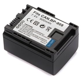 Banggood BP-808 BP808 Camera Digital Battery F CANON FS10 FS100 FS11 FS300 S22 FS21 FS200
