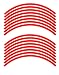Suzuki GSXR 600 750 1000 Custom Wheel Stripes Stickers