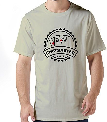 Custome Summer Men O Neck Tee-shirt/chipmaster Natural